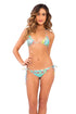Luli Fama Siren Dance Wavey Ruched Back Brazilian Tie Side Bottom